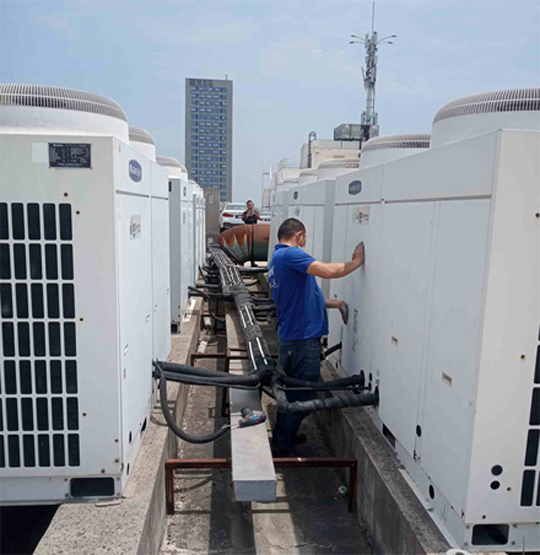 比如中央空调制热和不制冷系统维修方法